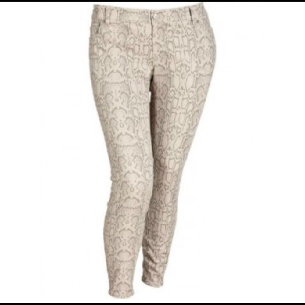 Snake Skin Rock star jeans